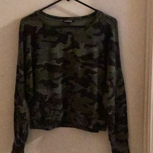 Express Camouflage Sweatshirt Size XS